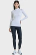 Жіночий білий лонгслів UA CG Authentics Mockneck Under Armour XS 1368702-100 - изображение 2