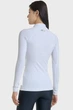 Жіночий білий лонгслів UA CG Authentics Mockneck Under Armour XS 1368702-100 - изображение 3