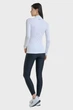 Жіночий білий лонгслів UA CG Authentics Mockneck Under Armour XS 1368702-100 - изображение 4