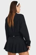 Жіночий чорний світшот UA Rival Terry OS Crop Crw Under Armour LG 1382738-001 - зображення 2