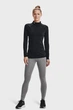 Жіночий чорний лонгслів UA CG Authentics Mockneck-BLK Under Armour M 1368702-001 - изображение 2