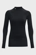 Жіночий чорний лонгслів UA CG Authentics Mockneck-BLK Under Armour M 1368702-001 - изображение 5