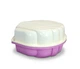 Детская песочница ракушка пластиковая 80 х 81 х 20 см DOLONI 01236/10 с крышкой белая розовая - изображение 4