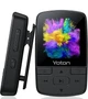 MP3-плеєр YOTON Bluetooth 5.0, HiFi звук, FM-радіо, підтримка SD до 128GB, кліпса, чорний - зображення 1