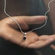 Серебряная подвеска без камней (2207504) - изображение 6