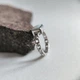 Серебряное кольцо с опалом 0.5ct, вес изделия 3,59 гр (2205463) - изображение 2