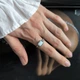 Серебряное кольцо с опалом 0.5ct, вес изделия 3,59 гр (2205463) - изображение 6