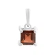 Серебряная подвеска с гранатом 0.85ct (2204367) - изображение 1