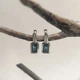 Серебряные серьги с топазом Лондон Блю 2.022ct (2196082) - изображение 2