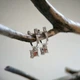 Серебряные серьги с натуральным гранатом 1.669ct (2204350) - изображение 3