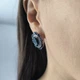 Срібні сережки з сапфіром 9.87ct (2205982) - зображення 7