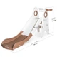 Дитяча гірка Mealux Cosmo Lite White/Coffee (арт. KD-B020 White/Coffee) - изображение 2