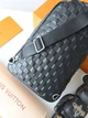 Сумка чоловіча слінг Louis Vuitton Sling Avenue чорна (051) - изображение 5