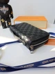 Чоловічий гаманець портмоне клатч Louis Vuitton чорний (049) - изображение 5