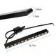 Дневные ходовые огни ДХО тонкие Led slim 12,7 см белый свет 12V пара - изображение 4
