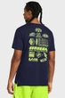 Чоловіча темно-синя футболка UA RUN ANYWHERE SS Under Armour SM 1383233-410 - изображение 2