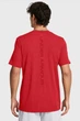 Чоловіча червона картата футболка UA Seamless Grid SS Under Armour SM 1376921-814 - изображение 2