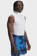 Чоловіча біла майка UA HG Armour Comp Mock SL Under Armour L 1361521-100 - изображение 1