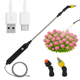 Обприскувач акумуляторний (3м) + 2 насадки, з USB / Садовий, ручний електрообприскувач (L) - изображение 1