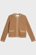 Жіночий кардиган бежевий CONTRAST KNIT Gant S 4805368 - зображення 1