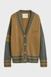 Жіночий бежевий кардиган VARSITY Gant S 4805422 - зображення 5