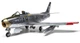 Збірна модель 1/48 літак North American F-86F-40 Sabre Airfix A08110 - изображение 4
