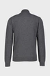 Чоловчий сірий вовняний кардиган SUPERFINE LAMBSWOOL ZIP Gant M 87214 - изображение 6