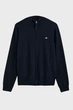 Чоловічий темно-синій вовняний кардиган SUPERFINE LAMBSWOOL ZIP Gant L 87214 - изображение 5