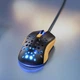 Проводная мышь hoco. GM51 Sky Luminous, RGB подсветка, кабель 1.5 м, 4 режима DPI до 3600, чип A603EP Black / Yellow - изображение 5