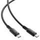 Кабель ACEFAST C17-03 USB-C to USB-C silicone charging data cable чорний - зображення 3