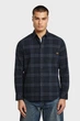 Чоловіча темно-синя картата сорочка Bristum 2.0 Slim Shirt l/s/ G-Star S D23553,D748 - изображение 1