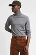 Чоловічий сірий гольф CLASSIC COTTON ROLLERNECK Gant XXL 8030563 - изображение 1