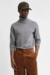 Чоловічий сірий гольф CLASSIC COTTON ROLLERNECK Gant XXL 8030563 - изображение 3