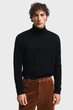 Чоловічий чорний вовняний гольф EXTRAFINE MERINO WOOL TURTLENECK Gant XXL 8050207 - изображение 1