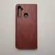Чехол книжка Keyunfei для Realme C3 на магните коричневый - изображение 2