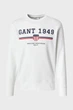 Чоловічий білий світшот GRAPHIC C-NECK Gant XL 2067043 - изображение 1