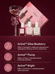 Лак для нігтів Manucurist 3 шт × 15 мл Active Glow Blueberry, Active Plump, Active Bright набір лікувальний натуральний веганський з доглядом Active Trio Set - зображення 2