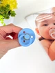 Соска пустышка BIBS Colour Latex Round (круглая) – Sky Blue, 1й размер 0-6месяцев - изображение 1
