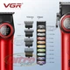 Комплект VGR STEPLERSS PRO 3 IN 1 RED машинка для стрижки (Clipper) триммер электробритва - изображение 6