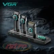 Комплект VGR STEPLERSS PRO 3 IN 1 BLACK машинка для стрижки (Clipper) триммер электробритва - изображение 2