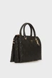 Жіноча чорна сумка з візерунком ADELASIA Guess OS HWQL9658060 - изображение 3