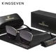 Женские градиентные солнцезащитные очки KINGSEVEN 1739 Black Gradient Gray - изображение 1