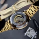 Класичний чоловічий годинник Awarder 022 Gold-Gold Automatics Metall Не Забуду Дім - изображение 11