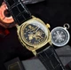 Чоловічий наручний годинник Awarder 021 Де би не був Gold-Black - изображение 6