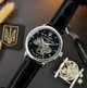 Класичний чоловічий годинник Awarder 022-3D Не Забуду Дім Silver-Black - изображение 10