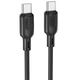 Дата кабель Borofone BX113 Lenny Type-C to Type-C 60W (2m) Black - изображение 1