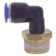 Штуцер цанговый (угловой) Ø6 МТ 3/8" SIGMA (7027101) - изображение 1