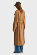 Жіночий бежевий плащ FLUID BELTED COAT Gant L 4751115 - изображение 2