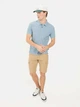 Поло длинное мужское Camel Active 409920-5P00-43 Синее (4064478969715) - изображение 3