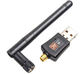 USB 2.0 Wi-Fi з антеною адаптер Realtek 8811CU AC600 600Мбіт/с 2 діапазону 2.4G+5G мережна карта 802.11ac (807501792) Чорний - изображение 3
